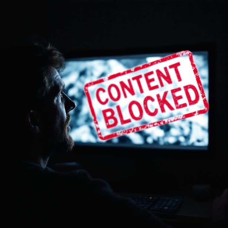 En visualisering af en afvist eller blokeret proces