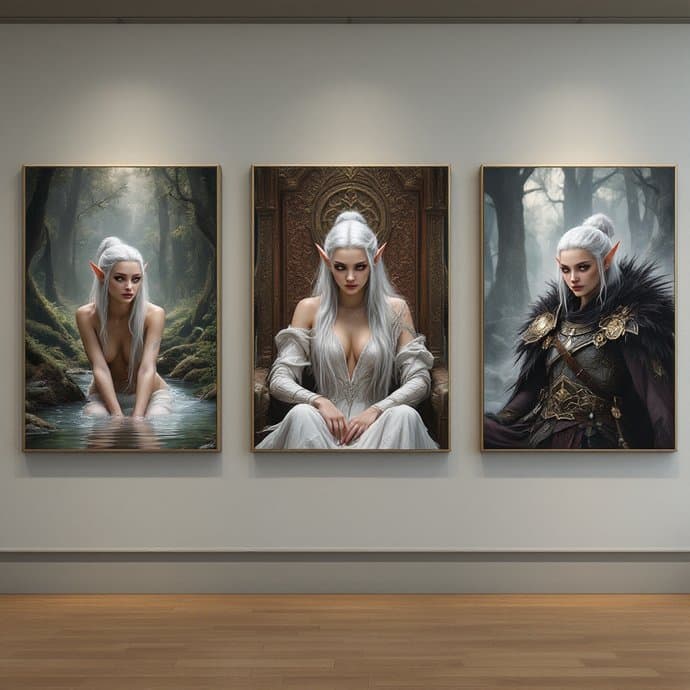 Personaggio coerente nell'arte AI
