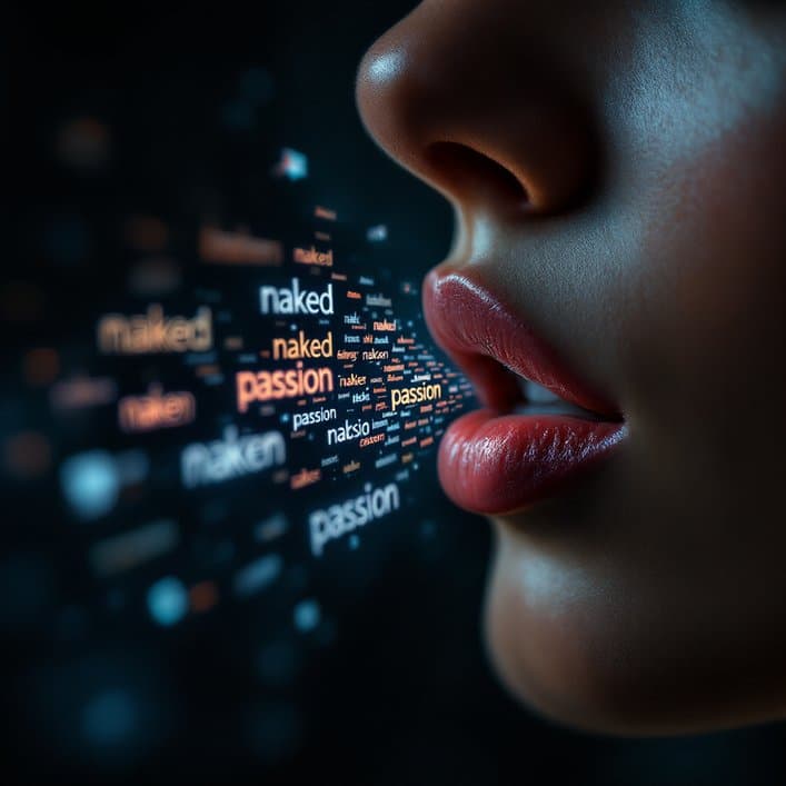 Una persona che digita un prompt creativo